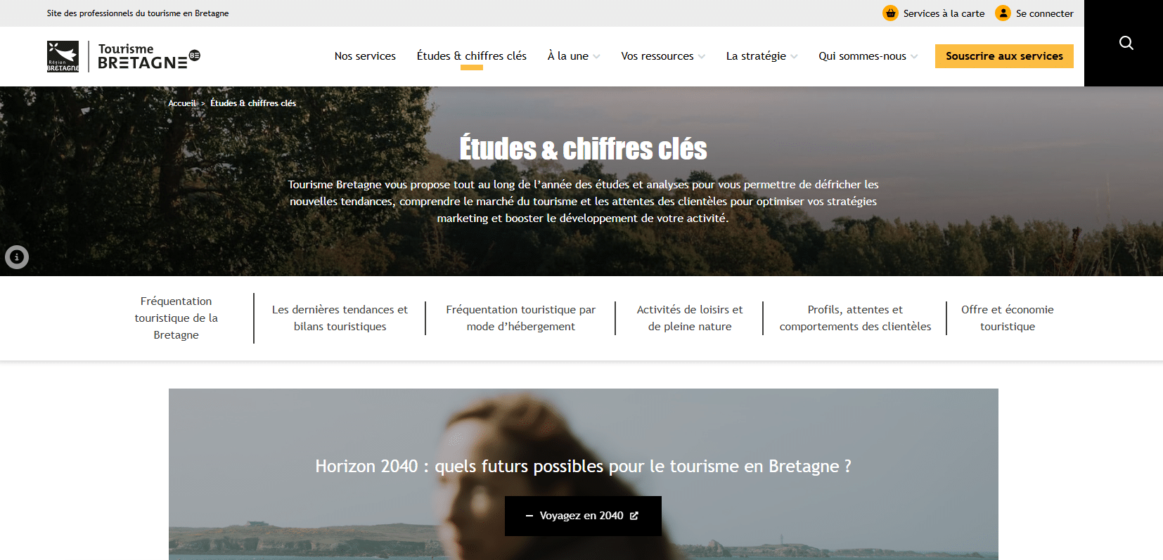 Espace professionnel de Bretagne tourisme