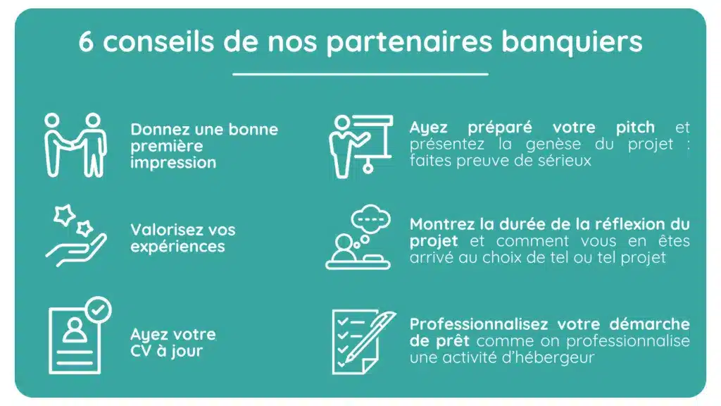 6 conseils des banquiers pour décrocher un prêt pour une maison d'hôtes ou un gîte