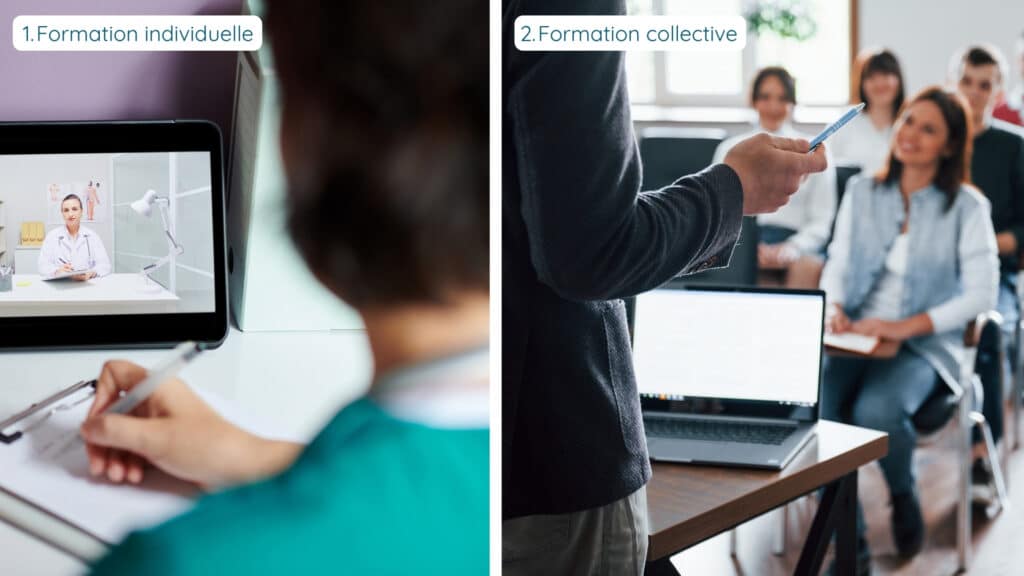 formation individuelle vs collective gite