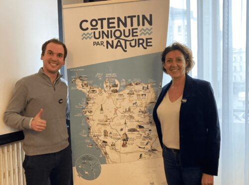 Jérôme et Karine pour l'OT du Cotentin